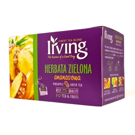 Herbata IRVING zielona ananasowa 20 torebek